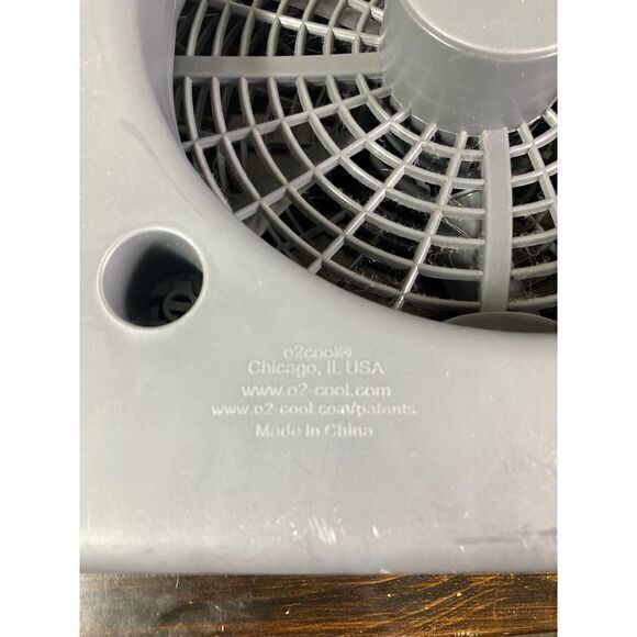 Portable Fan Box Battery Operated Air Desk Cooler Cooling Personal Travel Gray - Picture 11 of 11